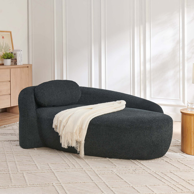Chaise longue, Noir