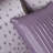 Luxurious Purple Jacquard Bedding Sets, Polyester King With Modern Accents