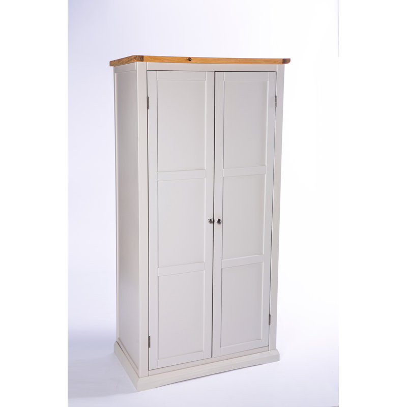 Estabrook 2 Door Wardrobe, Grey