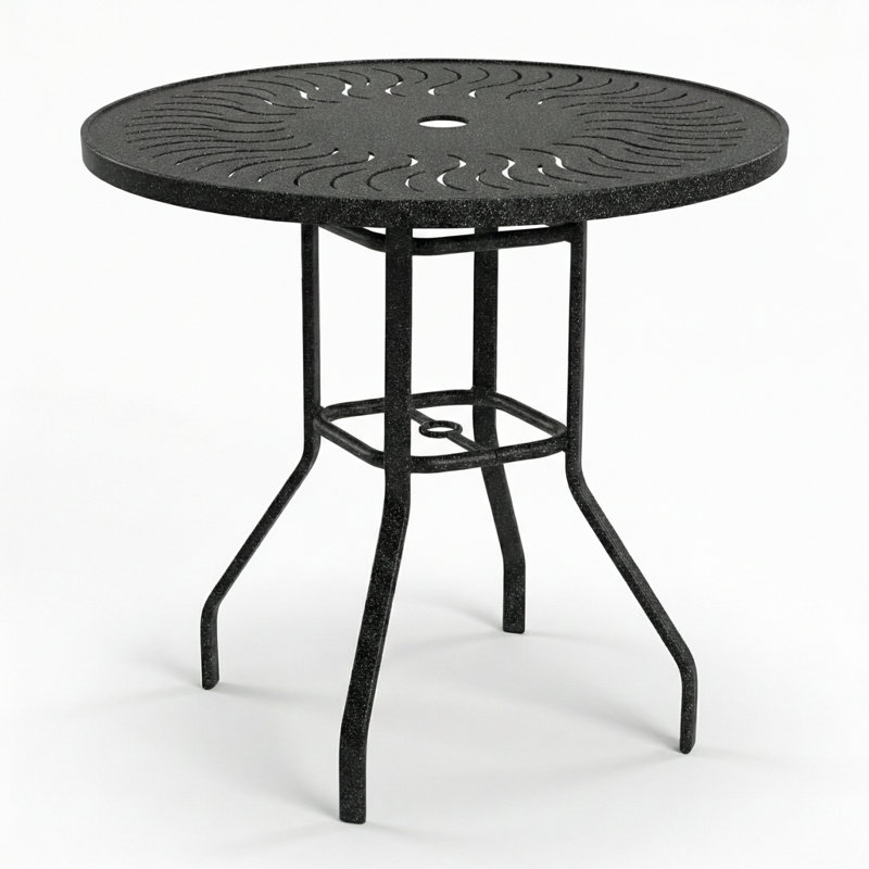 Table de balcon ronde Sacramento, Granite