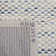 Laureldale Hand Woven Wool/Cotton Abstract Rug in Navy/White
