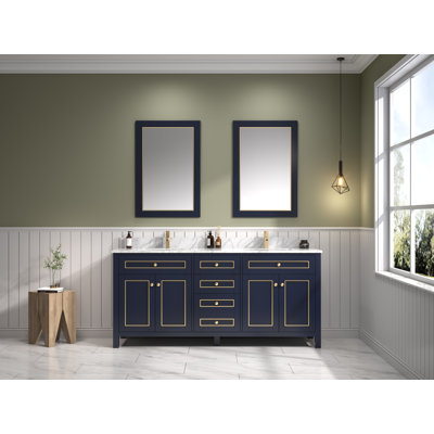 Ensemble de meuble-lavabo double 72 po Erskin