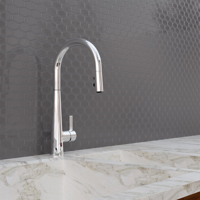 Keeney Belanger Pull Down Touchless Kitchen Faucet, Polished Chrome