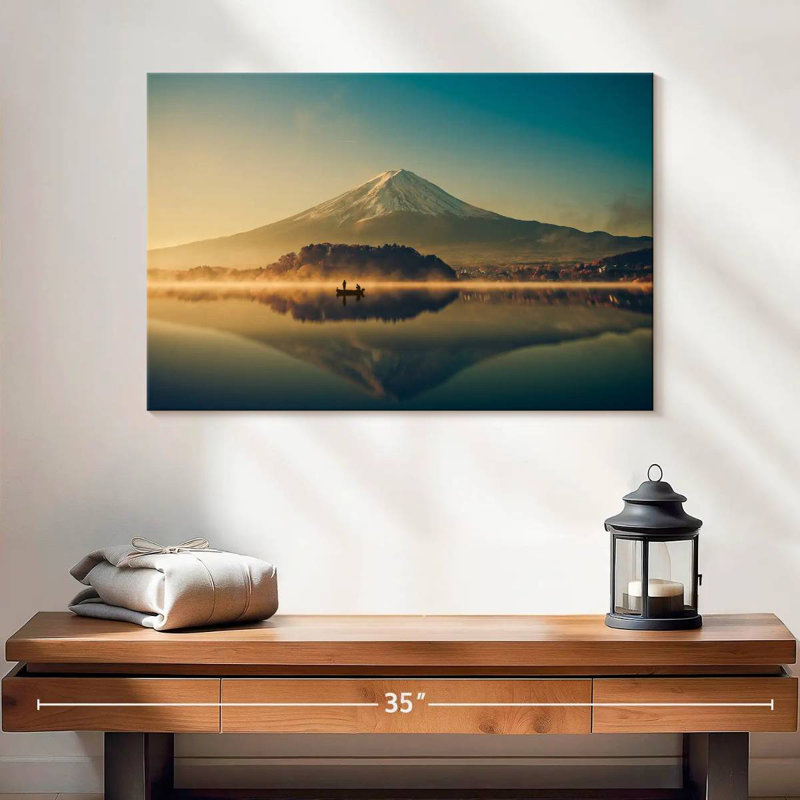 Alvord Mount Fuji Sunset, 16" H x 24" W