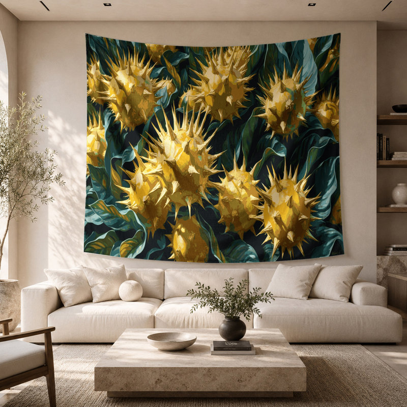 Tapisserie murale Fruit Rollinia, 68 po x 80 po