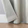 Attiya Textured Linen Blend Blackout Grommet Curtain Panel