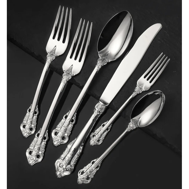 House of Hampton® Jahsim Stainless Steel (18/0) Flatware Set - Service for 4