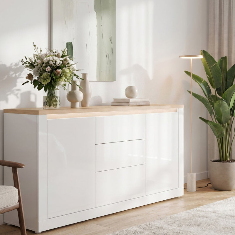182 cm W Plastic Sideboard