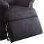 Fauteuil inclinable brun clair en tissu tissé-121534460