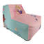 Disney Princess L Shaped Pink/Blue Beanbag