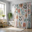 Rideau de douche standard 1 pièce Ezichi Vibes 70s-1755259463