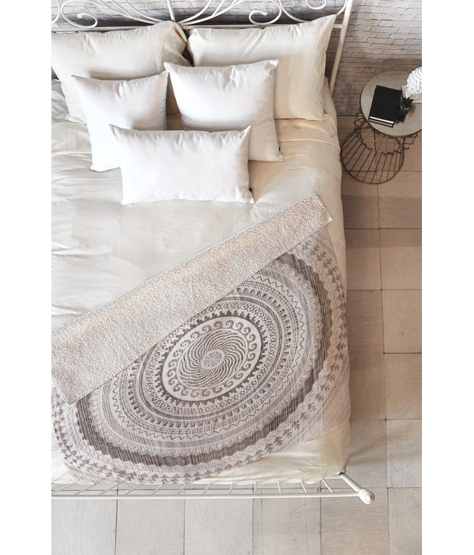 Iveta Abolina Hand Woven Throw Blanket, 80" L x 60" W