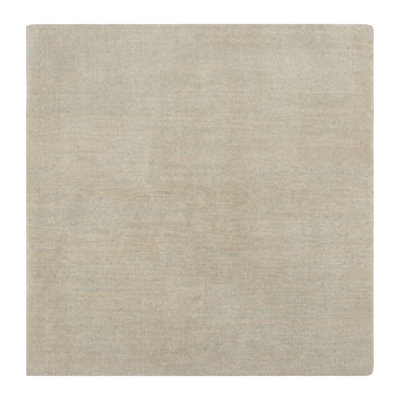 Rug & Kilim's Contemporary Textural Solid Rug In Beige-Brown & Cream With Striae