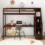 Lit simple Gihan avec bureau intégré