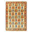 Ikat Area Rug in Ivory