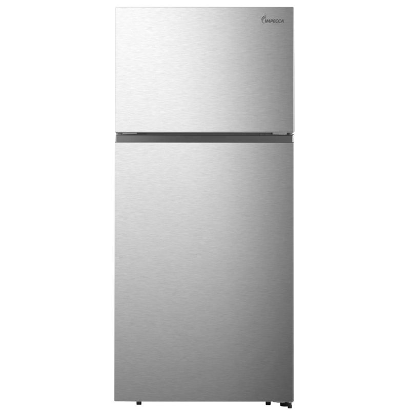 Impecca 30"W 18 Cu. Ft. Apartment Refrigerator with Top Mount Freezer, Stainless Steel