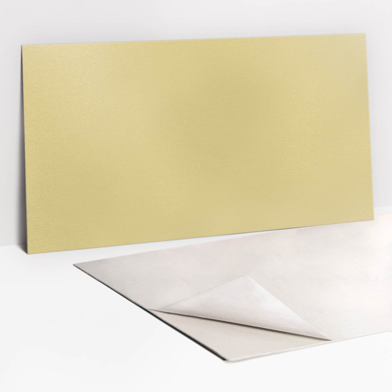 Tailynn 50cm x 100cm PVC Singular Tile, Light Yellow