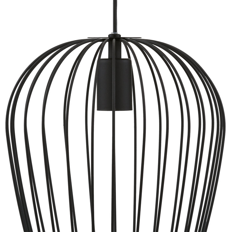 Nobleton 1 - Light Black Single Pendant, 35.2cm x 28cm x 28cm