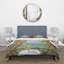 Ensemble de housse de couette nautique et côtier Terrace View By The Blue Ocean - Polyester en microfibre-66389773