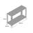 Codman 120cm Glass Top Console Table