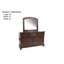 Commode de style traditionnel 1 pièce 3 petits tiroirs 4 grands tiroirs
