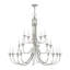 Lustre étagé de style bougie à 20 lumières Eron-21530028