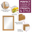 Coito Solid Wood Rectangle Mirror