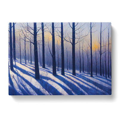 Sunrise Winter Forest Vol.5 - Wrapped Canvas