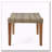 Hampton Wood + Wicker Ottoman