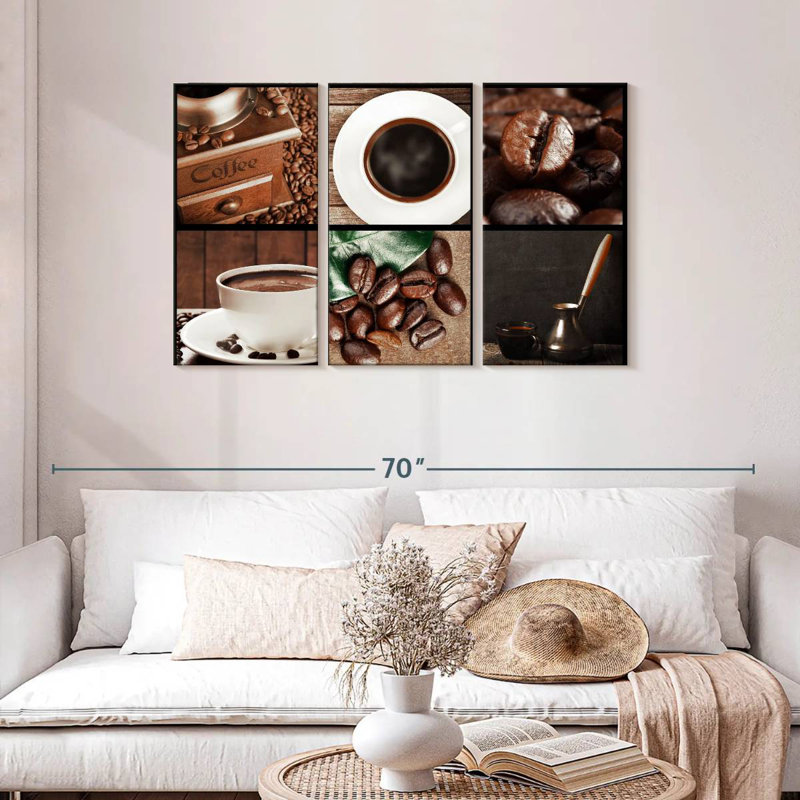 Yarlin Coffee Collage, 24" H x 38" W