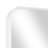  16X28 Inch White Surface Mount Or Recessed Medicine Cabinet With Round Corner Mirror And Adjustable Shelves-1491515421
