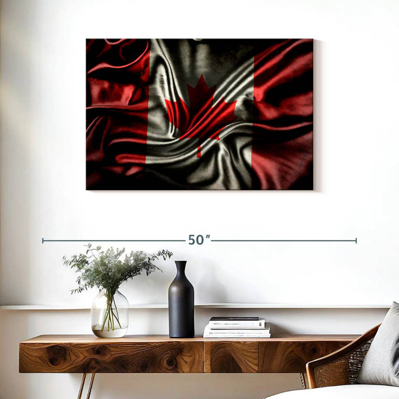 Borges Dark Canada Flag, 24" H x 36" W