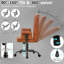 Fauteuil de direction ergonomique brun-1370196228