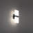 Roland 12" Dimmable LED Wall Sconce in Black, 3000K Color Temperature 