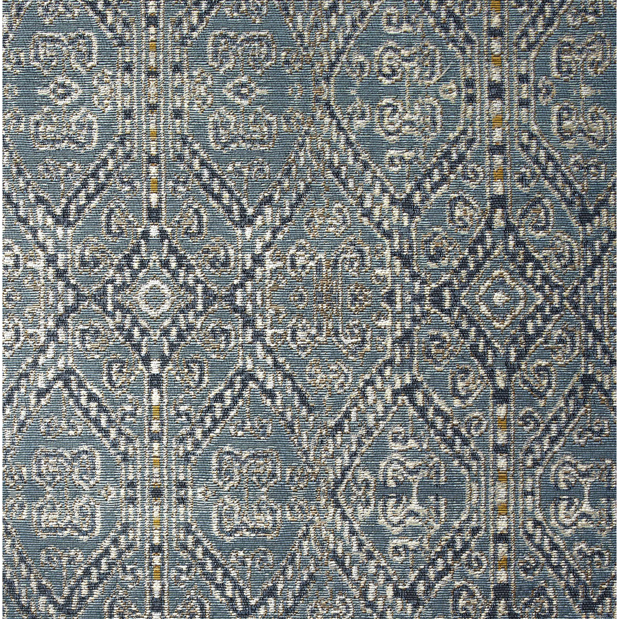 Davana Blue Indoor/Outdoor Rug, Rectangle 2'5" x 4'