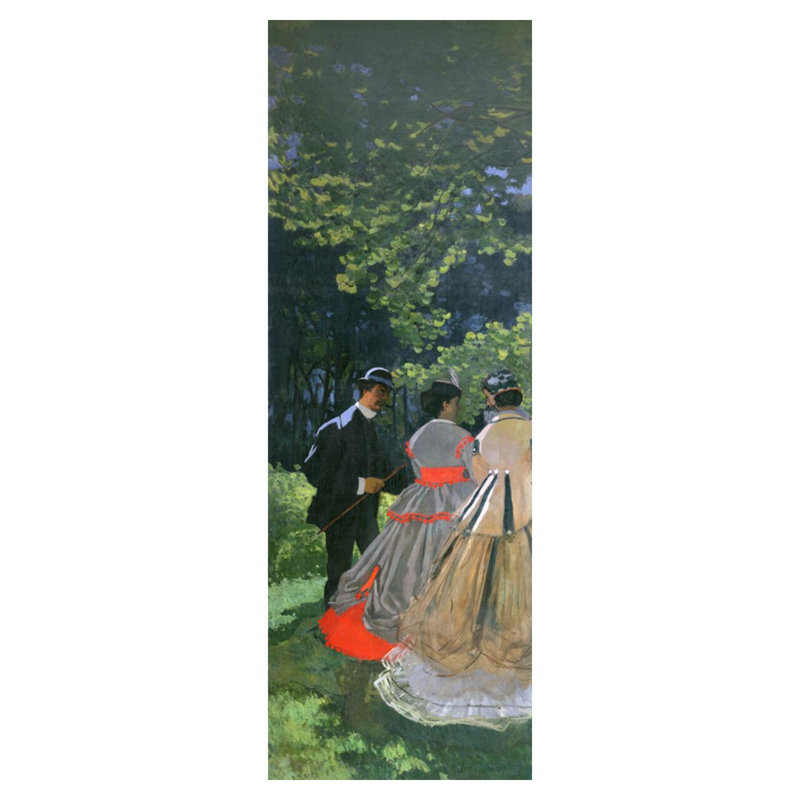 Dejeuil sur l'Herbe Chailly (panneau de gauche) par Claude Monet - Estampe numérique, H 40 po x l 32 po