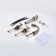 Wide Spread Two Handles Bathroom Sink Faucet with Drain Assembly, Three Holes Bathroom Faucet with Pop-up Drain Stopper