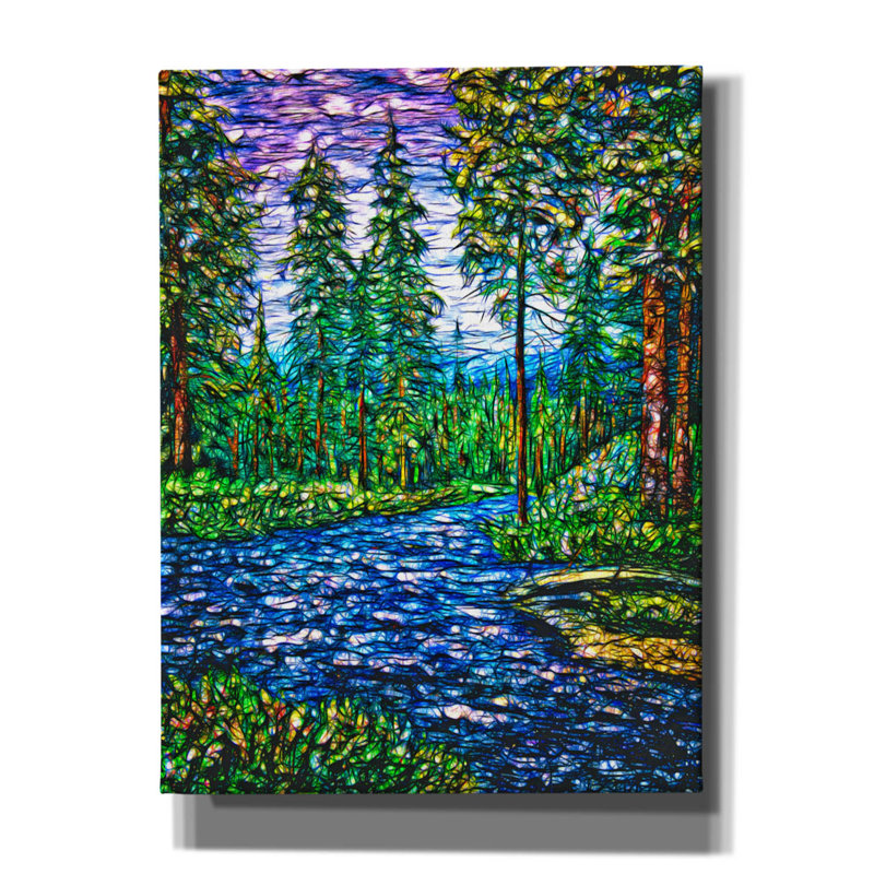'Summer Time Magic II' by Lena Owens, Canvas Wall Art, 16" H x 12" W x 0.75" D