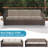2 Pcs Waterproof Couch Cushion Covers，Washable Stretch Outdoor Patio Furniture Covers-237386723