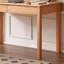 Bureau à double tiroir en chêne beige-1904909674