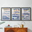 ABSTRACT Series cmxxv - impression encadrée de qualité supérieure sur mesure mat - 3 pièces-738731750-738731749
