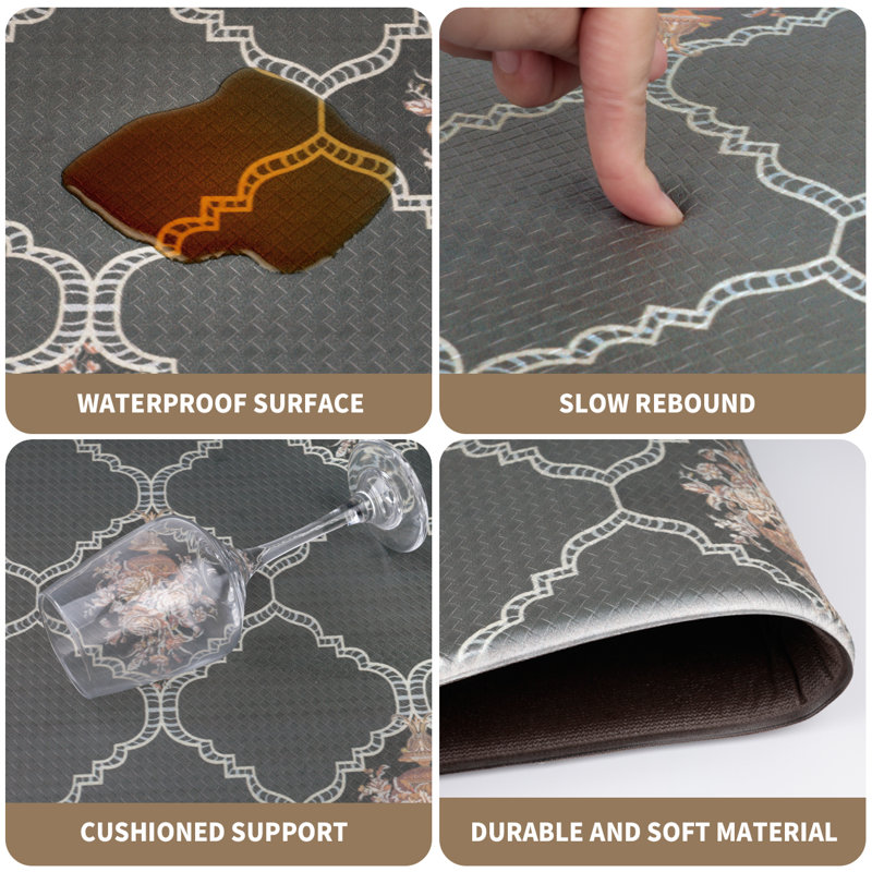 Tapis anti-fatigue Cleona Comfort, Rectangle 1 pi 5 po x 3 pi 11 po
