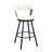 Laub Swivel Upholstered Faux Leather Counter Stool-826416971-826416969