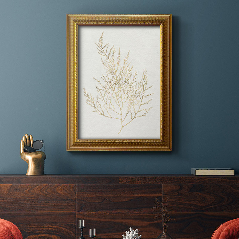 " Gilded Algae II ", 20" H x 16" W x 2.5" D