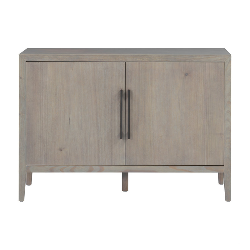 Buffet 47,25 pouces avec 2 portes et pieds réglables, Gray