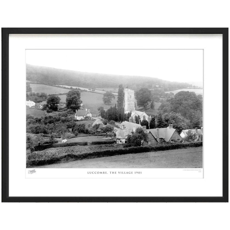 Fountains Abbey, Studley Park, Studley Royal House C1874 - Single Picture Frame Print, 28cm H x 36cm W x 2.3cm D