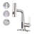 Waterfall-style Kitchen/bathroom Faucet With Pull-down Shower Head, Single Handle And 360° Rotating Stainless Steel Single Hole Or 3-hole Kitchen Sink/bathroom Faucet.-108230432