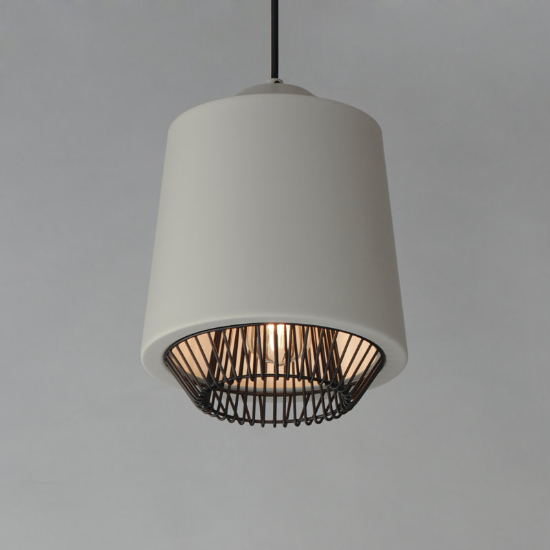 Cici 1 - Light Single Pendant, Gray/Black