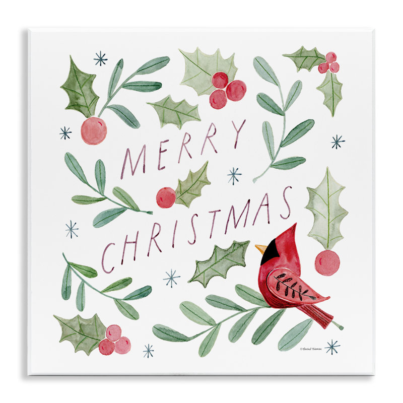 Soft Whimsical Christmas Canvas Wall Art by Rachel Nieman