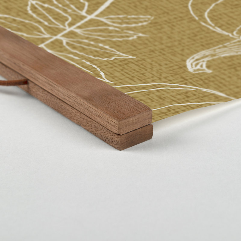 Toile murale citrouille, Jaune